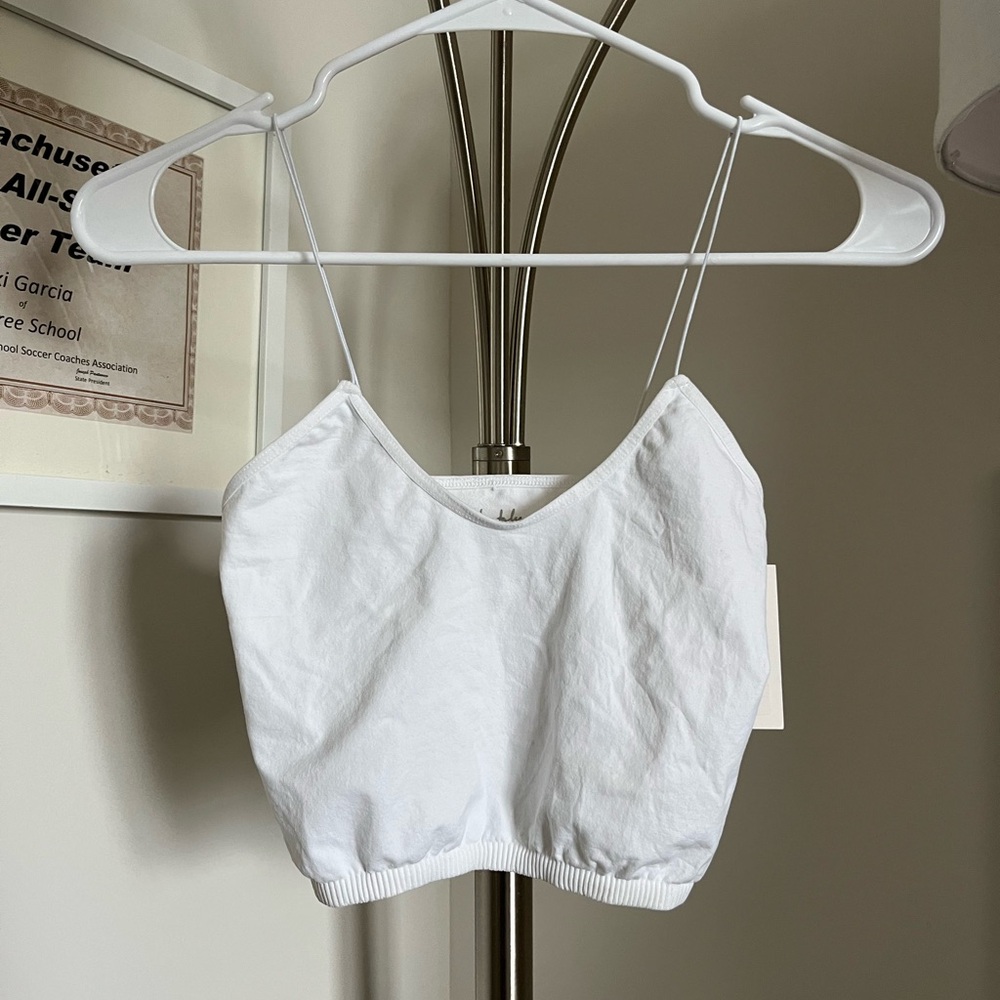 BRAND NEW White Spaghetti Strap Tank Top